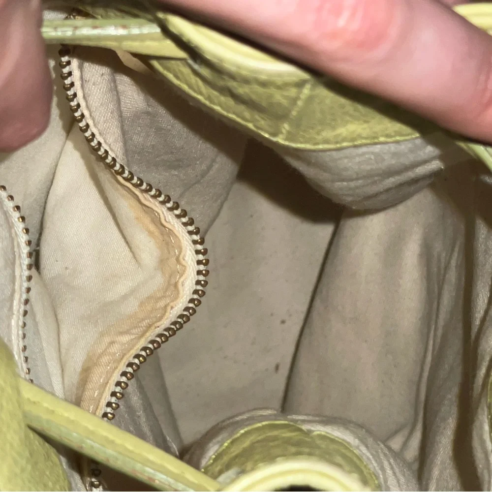 Paloma Wool Tassel Drawstring Pouch Bag - Green